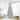 HOMCOM 7 ft. Artificial White Flocked Christmas Tree with Stand