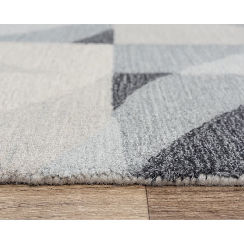 Alora Decor Midland Geometric Hand-tufted Wool Rug