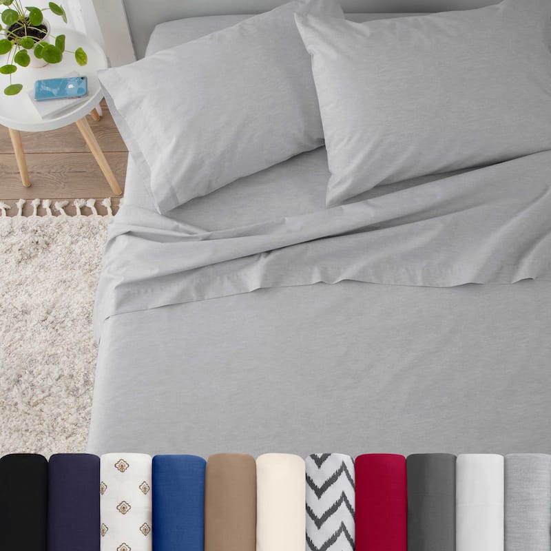 Martex 225 TC - Soft Breathable Durable Deep Pocket - Bed Sheet Set