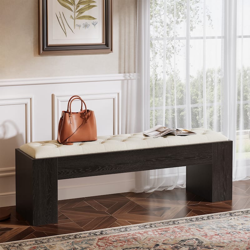 Entryway Bench Indoor Upholstered Bench for Bedroom, Living Room