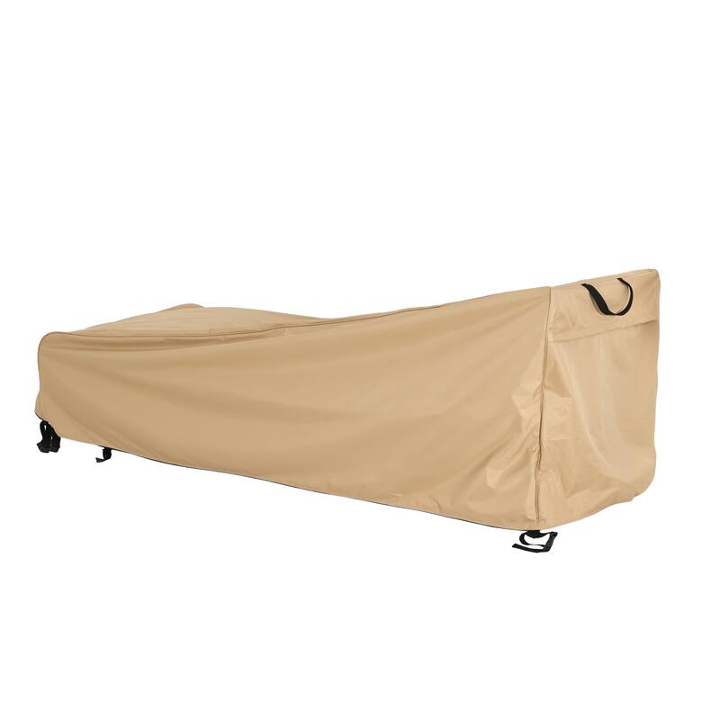Christopher Knight Home - Shield Outdoor Slope Chaise Lounge Cover with Secure Fit and All-Weather Protection