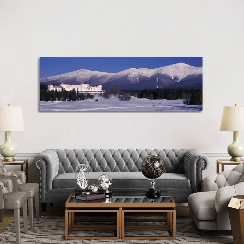 iCanvas "Mt. Washington Hotel Resort, Mount Washington, Bretton Woods, New Hampshire, USA" by Panoramic Images Canvas Print