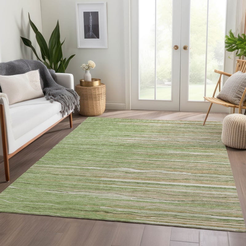 Premium Washable Super Soft Solid Landscape Mayfield Rug