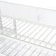 preview thumbnail 11 of 11, Artsy Twin Size Metal Loft Bed with 4-Tier Shelves and Storage, White