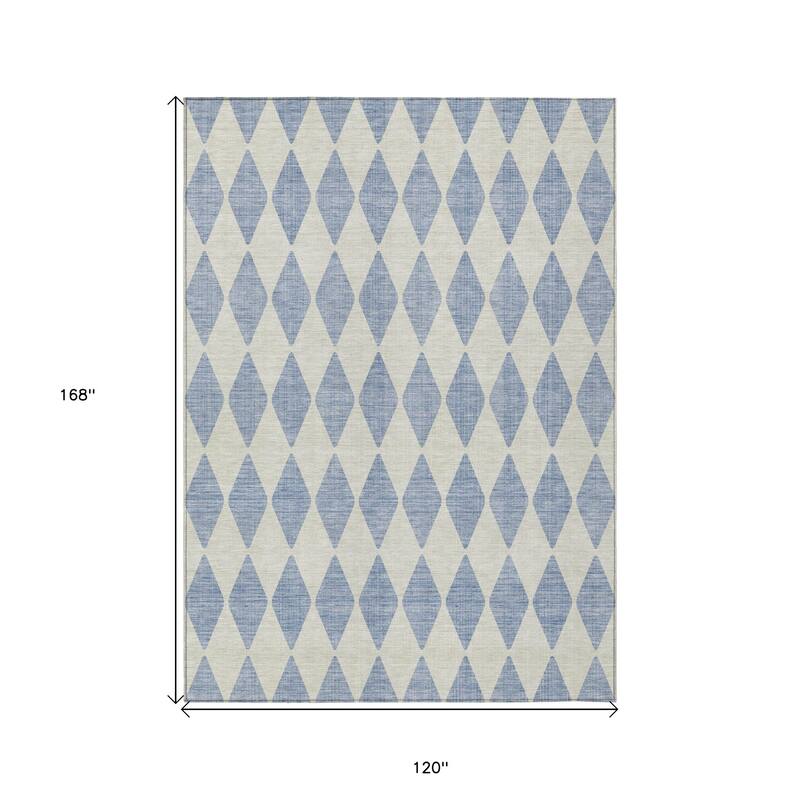 HomeRoots Geometric Transitional Rectangle Outdoor Rug