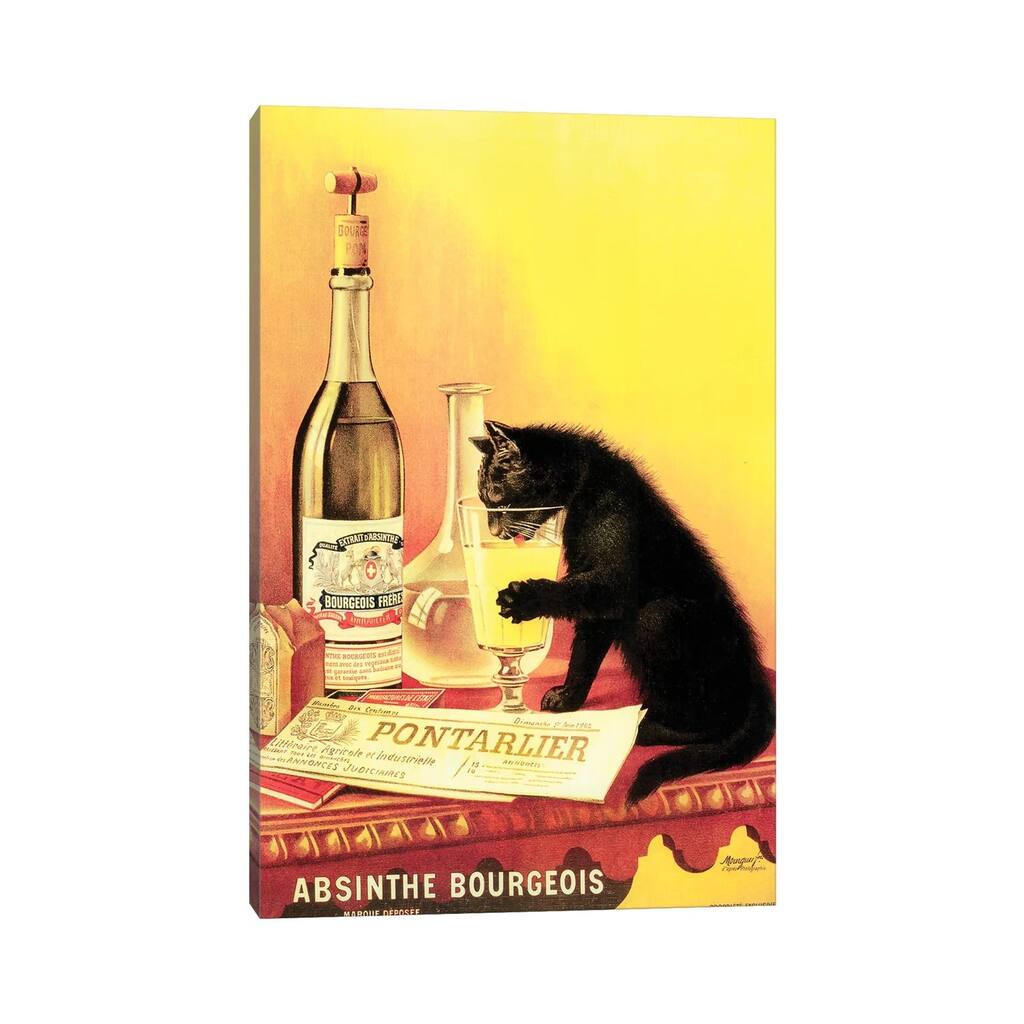 iCanvas "Absinthe Bourgeois" by Vintage Apple Collection Canvas Print