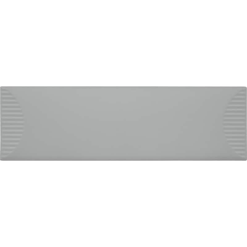Daltile Stencil 4" x 12" Glazed Porcelain Half Moon Wall Tile (20 PC Per Carton) (5.81 SQFT Per Carton) - Grey