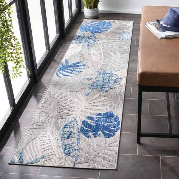SAFAVIEH Cabana Leala Indoor/ Outdoor Waterproof Patio Floral Rug
