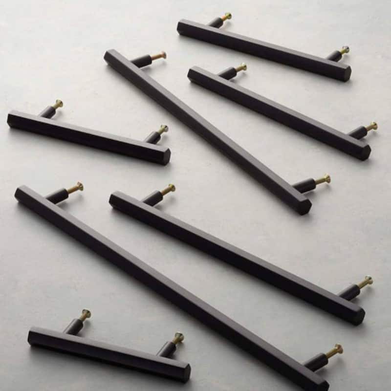 IXIR 6-5/16 in. (160 mm) Hexagon Black Cabinet Handle Drawer Pull
