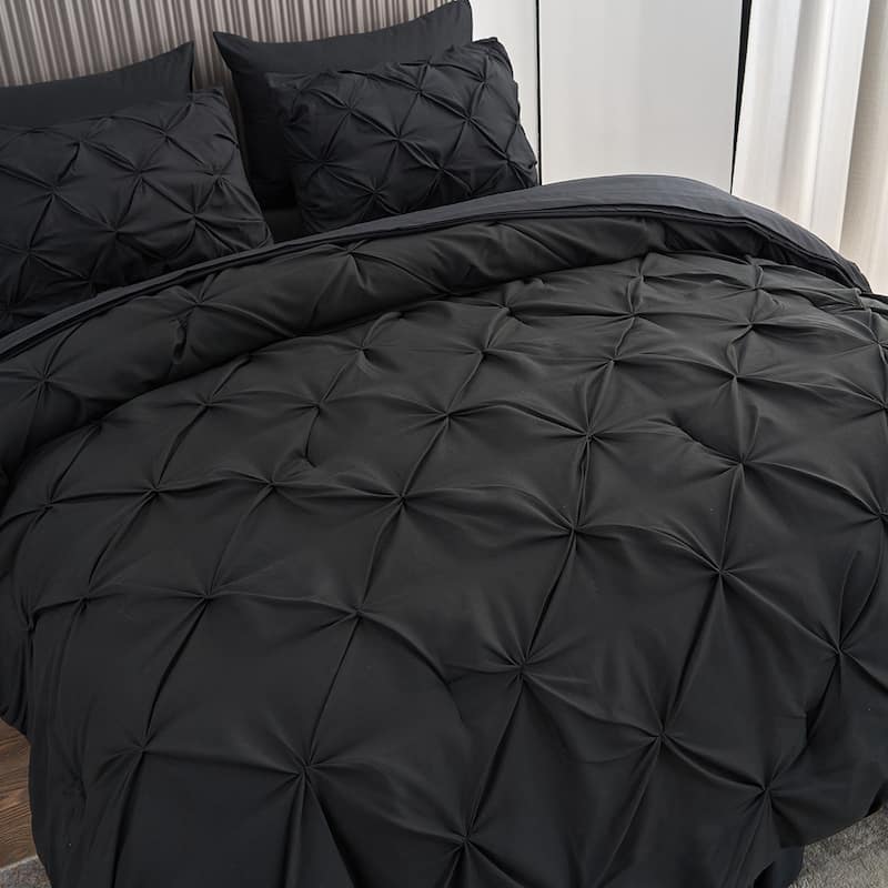 8 Pieces Pintuck Comforter Set