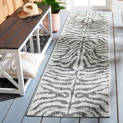 SAFAVIEH Courtyard Kalyonka Indoor/ Outdoor Waterproof Patio Backyard Rug