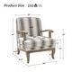 preview thumbnail 30 of 28, Rinaldo Farmhouse Upholstered Armchair with Solid Wood Legs by HULALA HOME