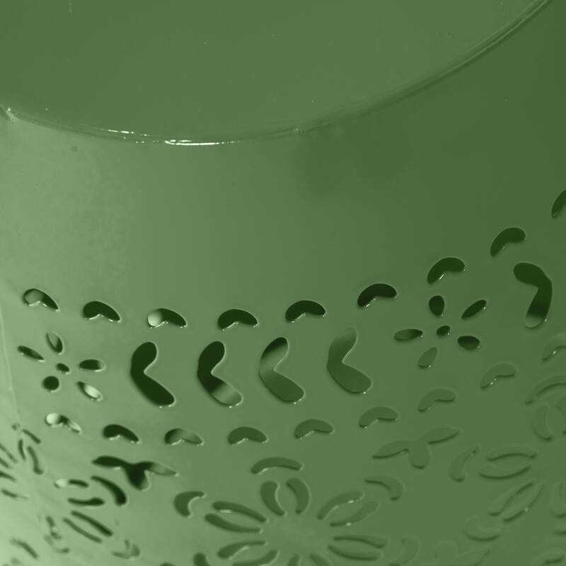 Christopher Knight Home - Ruby Indoor/Outdoor 12-Inch Lace Cut Iron Side Table