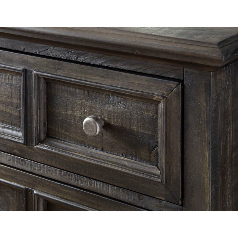 Magnussen Home Calistoga Weathered Charcoal Gentleman's Chest
