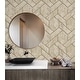 preview thumbnail 2 of 1, Seabrook Designs Verallo Patina Tiles Unpasted Wallpaper - 27 in. W x 27 ft. L