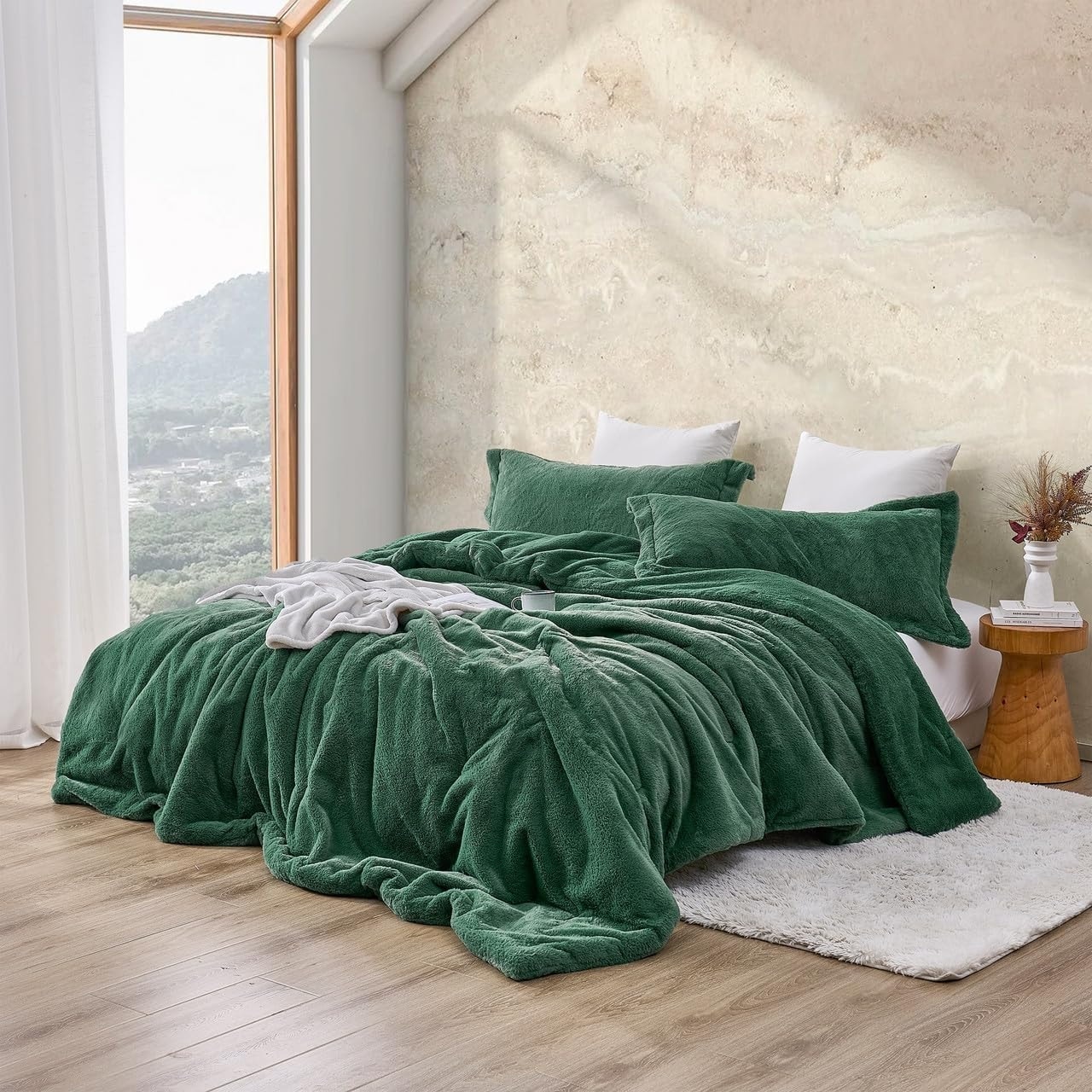 Chunky Bunny Thinner - Coma Inducer Oversized Comforter Set - Dark Ivy