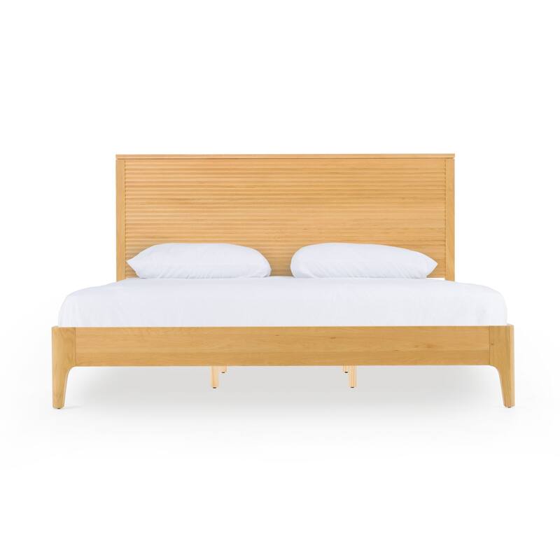 Modrest Seattle Modern Natural Oak Bed