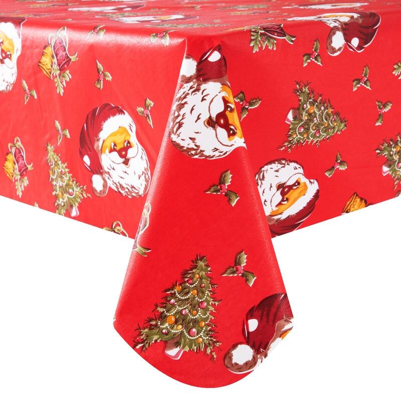 Ray Star Happy Christmas tablecloth Festival