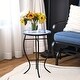 preview thumbnail 17 of 31, Costway Mosaic Side Table Accent Table Round Balcony Bistro End Table