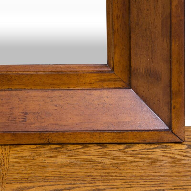 Copper Grove Epper Aged Oak 7-drawer Dresser and Mirror Set