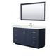 Option Dark Blue, Nickel Trim, White Quartz Top