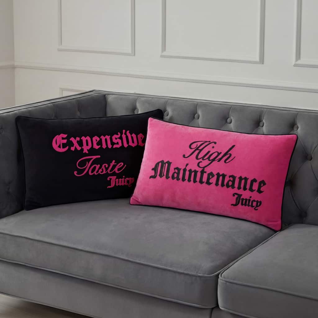 Juicy Couture Reversible Pillow Decorative 1-Piece