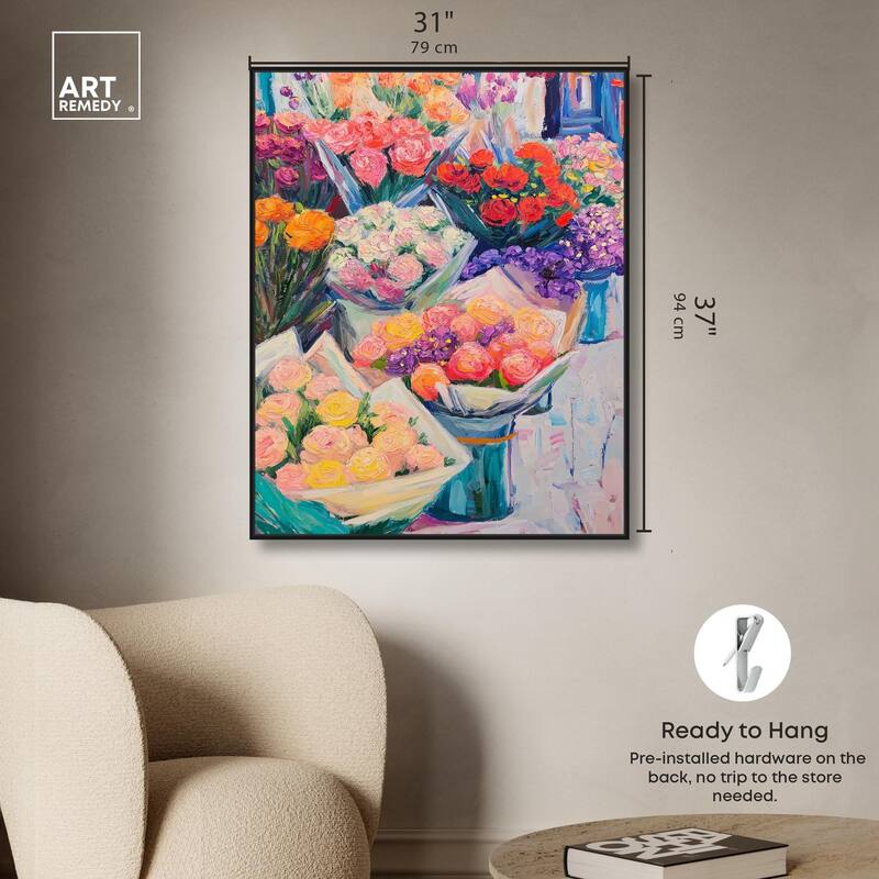 Market Blooms II Canvas by Art Remedy