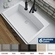 preview thumbnail 45 of 62, Karran Drop-In Quartz Single Bowl Kitchen Sink
