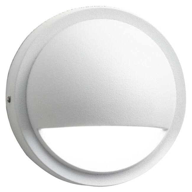 Kichler Half Moon 4" LED Deck and Step Light - 2700K - Textured White