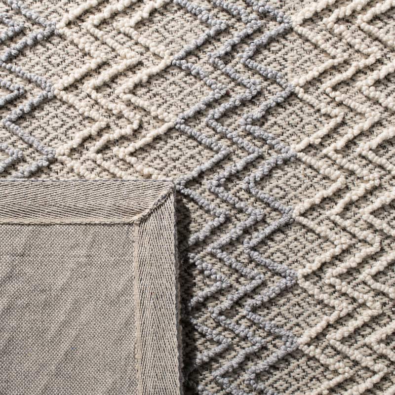 SAFAVIEH Handmade Trace Latosha Modern Wool Rug