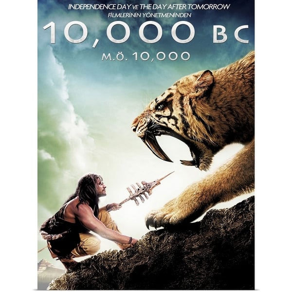 10,000 B.C. - Movie Poster - German" Poster Print - Multi - Overstock -  24134378