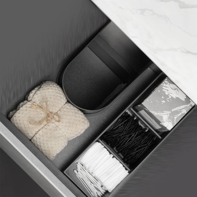 Topcraft 2-Piece Multi-Purpose Drawer Organizer Set