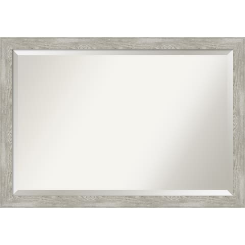The Gray Barn Greywash Narrow Bathroom Vanity Wall Mirror