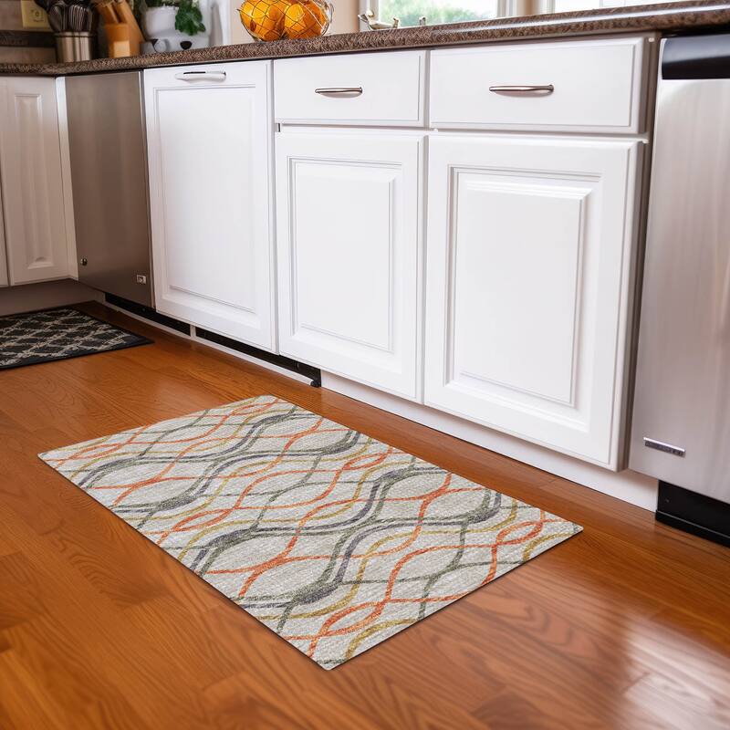Machine Washable Indoor/ Outdoor Chantille Contempo Deco Rug