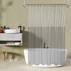 preview thumbnail 42 of 74, Waterproof PEVA 6G Shower Curtain Liner 72"Wx72"L - Clear&Black
