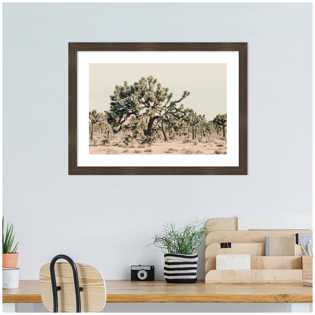 Kate and Laurel Joshua Tree No. 1 by Alicia Bock Framed Wall Art Print