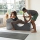 preview thumbnail 13 of 39, Avana Kami Convertible Chaise / Yoga & Massage - 2-In-1 Ottoman with Concealed Fold Out Yoga Lounge Chair, Microvelvet