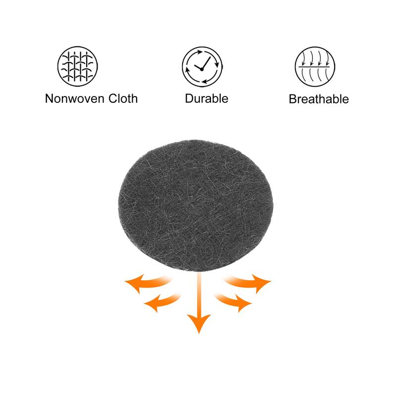 100pcs Plant Pot Hole Pad Round Nonwoven Flower Bonsai Bottom Soil Mat
