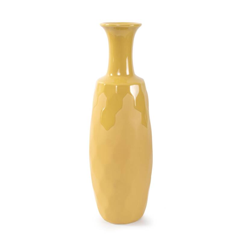 Golden Bee Ceramic Vase