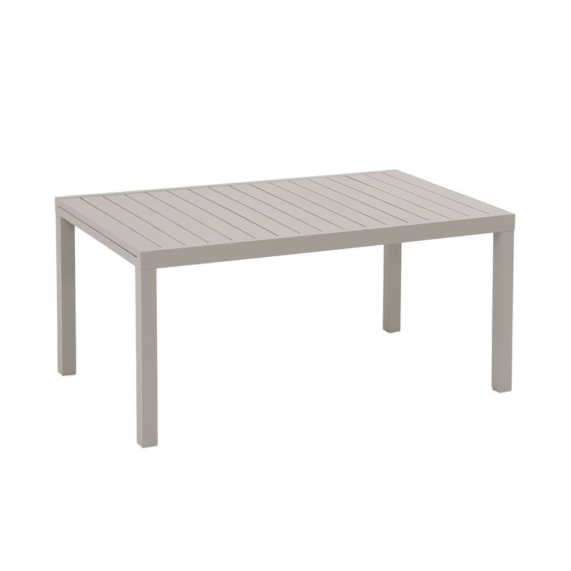 9-Piece Expandable Aluminum Patio Dining Set with PE Twisted Rattan Chairs & Polyester Cushions