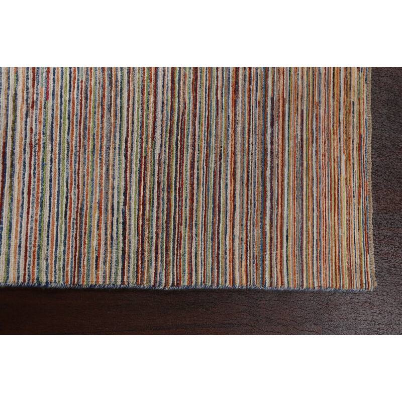 Contemporary Gabbeh Kashkoli Area Rug Wool Hand-knotted Bedroom Carpet - 4'9" x 6'4"