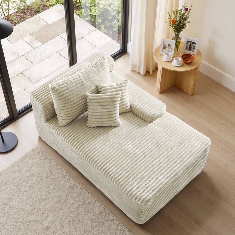 Cathy 41" W No Assembly Required Chaise Lounge