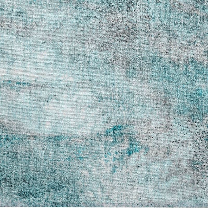 Lalu Modern Art-Inspired Weather Resistant Modern Chic Outdoor Rug