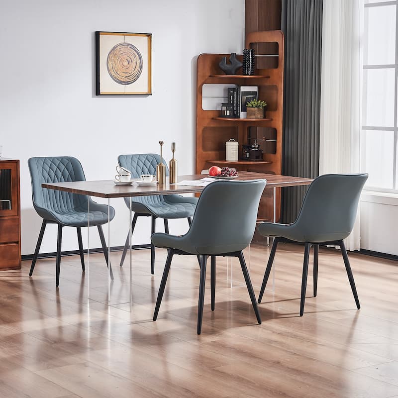 Modern Dining Chairs Set of 2 Upholstered Dining Room Chairs