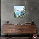 preview thumbnail 8 of 15, St Tropez Views Landscape Photography Canvas Wall Art by Notoriart, Gallery Wrapped