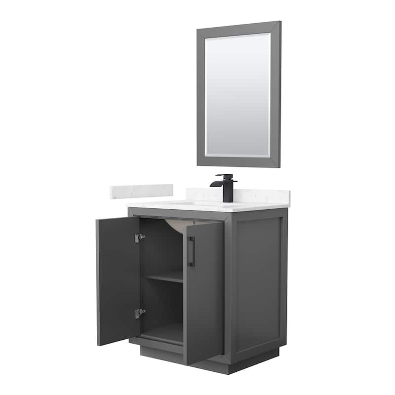 Wyndham Collection WCF1111-30S-VCA-M24 Icon 30" Free Standing Single