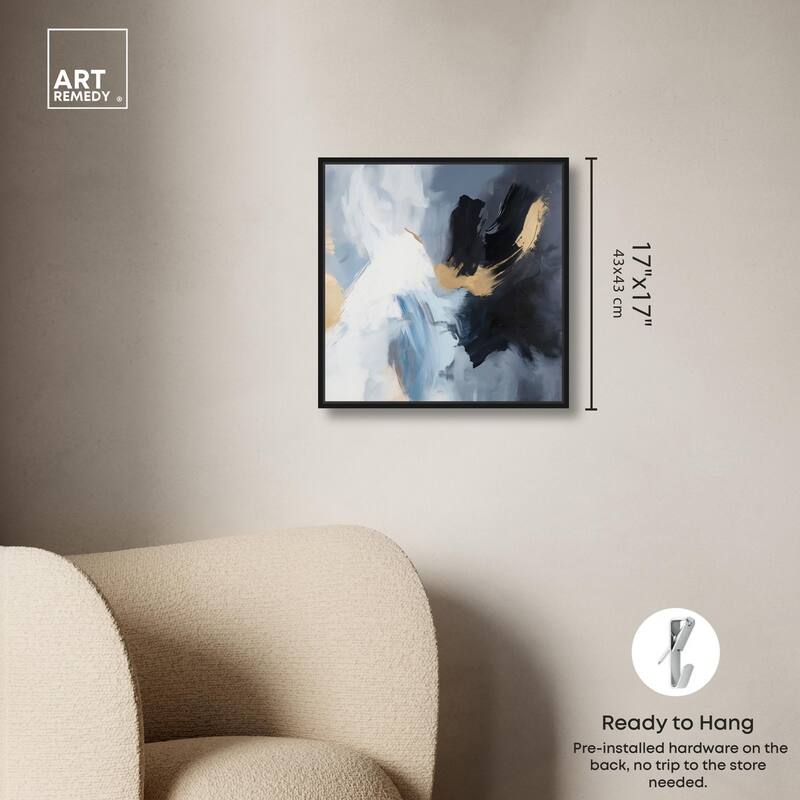 Turbulence I Canvas by Art Remedy