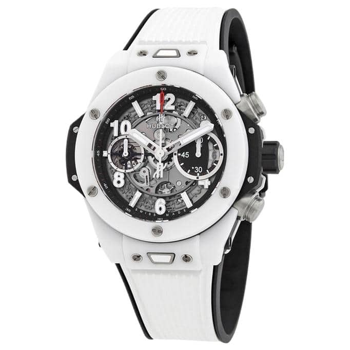 Hublot Big Bang UNICO Ceramic Chronograph Men's Watch - White