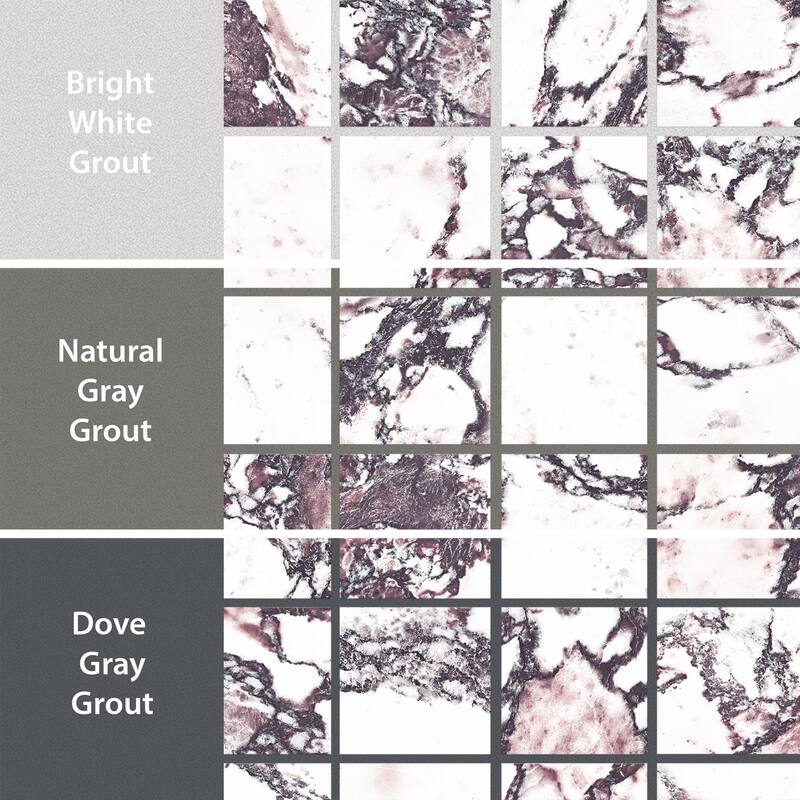 Merola Tile Touche 2" Square Rubis 11-3/4" x 11-3/4" Porcelain Mosaic Floor and Wall Tile - (1 Tile)