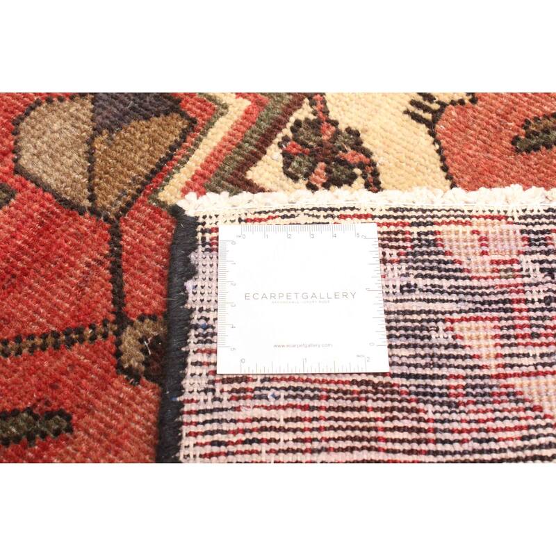 ECARPETGALLERY Hand-knotted Konya Anatolian Dark Red Wool Rug - 4'11 x 6'8